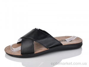 Купить Шльопанці чоловічі 2402 black Demur чорний