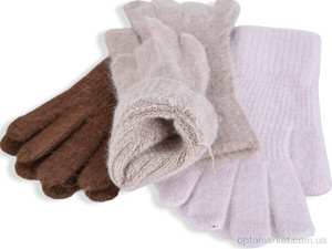 Рукавички жіночі 2406 mix Anjela мікс  оптом от Optomarket
