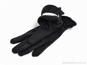 Рукавички дитячі 2407-1 black N.ke чорний  оптом от Optomarket