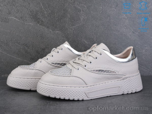 Кросівки жіночі 24091-6 Jessica сірий  оптом от Optomarket