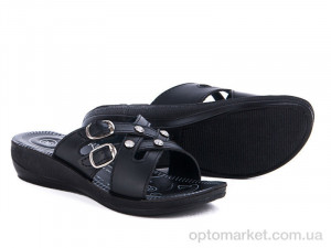 Купить Шльопанці жіночі 2422 черный Selena