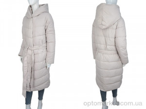 Пальто жіночі 2428 beige TurnHug бежевий  оптом от Optomarket