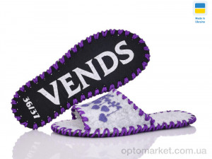 Капці жіночі 244W сірий Vends сірий  оптом от Optomarket