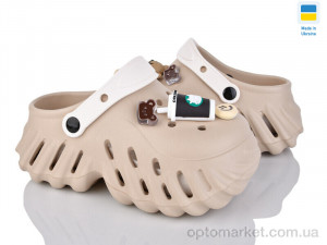 Купить Крокси жіночі 24505-381A Luck Line бежевий