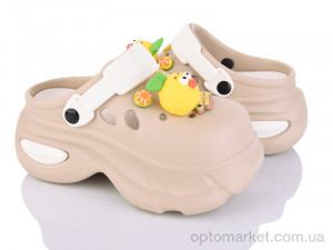 Купить Крокси жіночі 24506-381A Luck Line бежевий