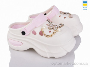 Купить Крокси жіночі 24506-389B Luck Line бежевий