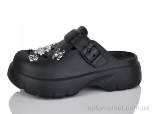 Купить Крокси жіночі 2461-361A Luck Line чорний