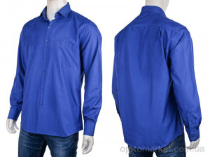 Сорочка чоловічі 2470 navy Ferrero Gizzi синій  оптом от Optomarket