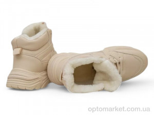 Кросівки жіночі 248RDM01 бежевий Massmag бежевий  оптом от Optomarket