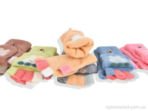 Рукавиці дитячі 2502 (5-7) mix Rubi мікс  оптом от Optomarket