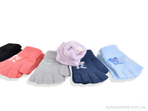 Рукавички дитячі 2507 (12-16) mix Rubi мікс  оптом от Optomarket