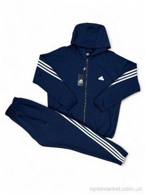 Спортивний костюм чоловічі 251 т.синій A.idas синій  оптом от Optomarket