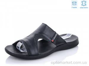 Шльопанці чоловічі 251 C.lumbia чорний  оптом от Optomarket