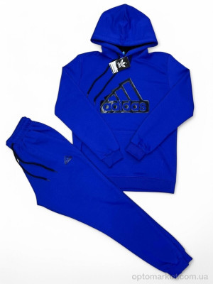 Спортивний костюм чоловічі 259 синій A.idas синій  оптом от Optomarket