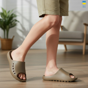 Шльопанці дитячі 26-25792-365 Luck Line хакі  оптом от Optomarket