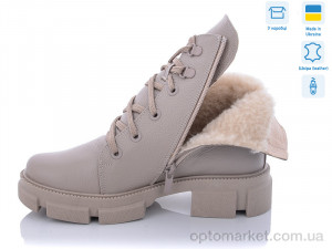 Черевики жіночі 260-4 beige Stella бежевий  оптом от Optomarket