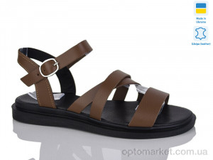 Купить Босоніжки жіночі 2602 карамель к. Sali коричневий