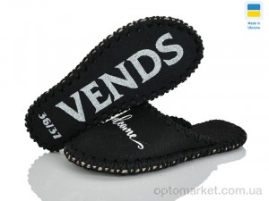 Капці жіночі 260W чорний Vends чорний  оптом от Optomarket