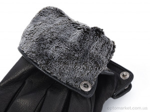 Рукавички чоловічі 2610 black Ginge чорний  оптом от Optomarket
