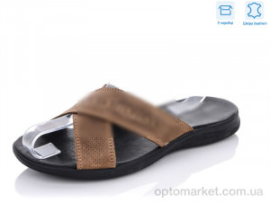 Купить Шльопанці чоловічі 262 T.mmy hilfiger коричневий