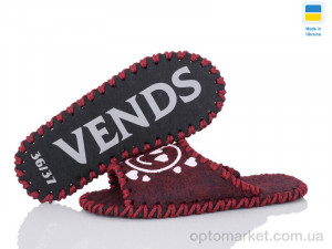 Капці жіночі 263W бордо Vends бордовий  оптом от Optomarket