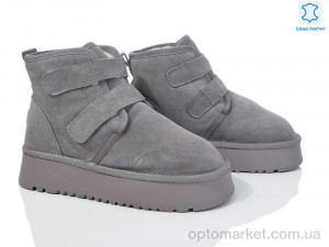 Уги жіночі 266-4 Canoa сірий  оптом от Optomarket