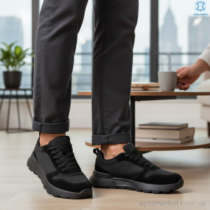 Кросівки чоловічі 2663-2 MD чорний  оптом от Optomarket