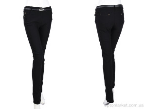 Брюки жіночі 2680 black (08954) Obuvok чорний  оптом от Optomarket