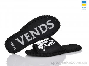 Капці жіночі 268W чорний Vends чорний  оптом от Optomarket
