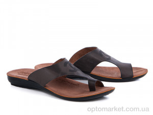 Купить Шльопанці жіночі 2710 т.коричневый Selena