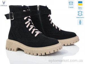 Купить Черевики жіночі 27101 ч.з.VL-A4 беж. демі Viscala чорний