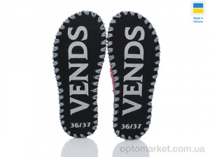 Капці жіночі 271W червоний Vends червоний  оптом от Optomarket