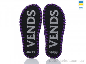 Капці жіночі 271W фіолет Vends фіолетовий  оптом от Optomarket