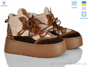 Купить Черевики жіночі 27402-2 рудий VL Viscala коричневий