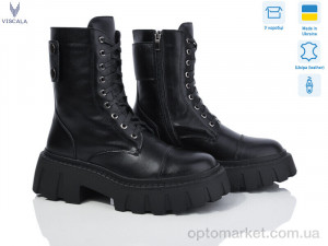 Купить Кросівки жіночі 27830-163 ч-к. демі Viscala чорний