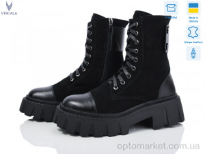 Купить Черевики жіночі 27830 ч.VL163Z ч.з.ш. зима Viscala чорний