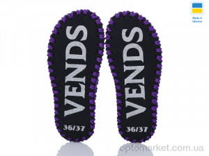 Капці жіночі 278W фіолетовий Vends фіолетовий  оптом от Optomarket