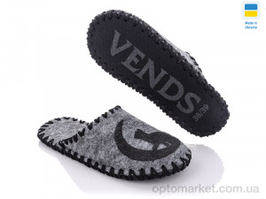 Капці жіночі 278W серый Vends сірий  оптом от Optomarket