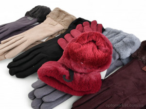 Рукавички жіночі 279-4 mix Королева мікс  оптом от Optomarket