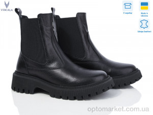 Купить Черевики жіночі 27906 ч.ш. A4ч. демі Viscala чорний