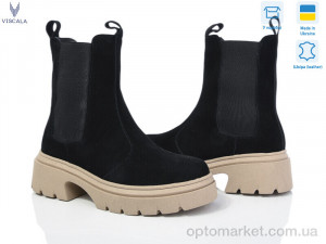 Купить Черевики жіночі 27910 чор-беж з. Viscala чорний
