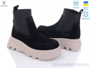 Купить Черевики жіночі 27927 VL S чорний-бежевий демі Viscala чорний