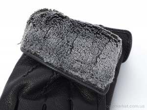 Рукавички чоловічі 2803 black Ginge чорний  оптом от Optomarket