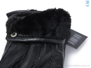 Рукавички чоловічі 2803A black Ginge чорний  оптом от Optomarket