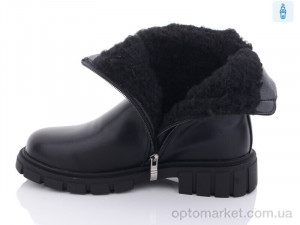 Черевики жіночі 2891-1 Purlina чорний  оптом от Optomarket