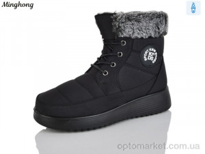 Купить Черевики жіночі 290 black Minghong чорний