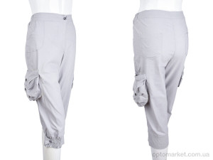 Капрі жіночі 293 (08954) l.grey BSZZ сірий  оптом от Optomarket