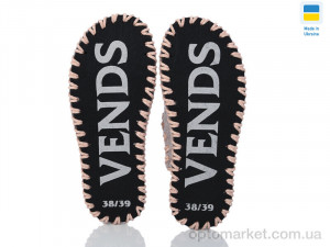 Капці жіночі 293W т.беж Vends бежевий  оптом от Optomarket