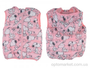 Жилетка дитячі 2997-2 pink Мир рожевий  оптом от Optomarket