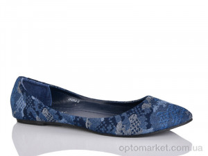 Купить Балетки жіночі 3-200 Lion синій